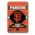 MLB San Francisco Giants Plastic Parking Sign One Size Team Color