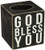 Primitives by Kathy 20031 Religious Tissue Box, 5.25" x 5.25", Neutral