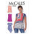 McCall's Patterns M7323 Misses' Asymmetrical Seam-Detail Tops, Y (X-Small-Small-Medium)
