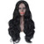LIZOUREY Nature Black Synthetic Wigs for women  Natural Looking Long Wavy Middle Parting None Lace Heat Resistant Replacement Wig Full Machine Made 28 Inches LIZOUREY Nature Black Synthetic Wigs for women  Natural Looking Long Wavy Middle Parting None Lace Heat Resistant Replacement Wig Full Machine Made 28 Inches
