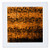3dRose qs58751 Musical Interlude in Orange Quilt Square 10 by 10Inch