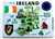 Ireland EU Series Souvenir Fridge Magnet 25 X 35