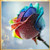 Awakingdemi 5D DIY Diamond Painting Colorful Rose Embroidery Paint Cross Stitch Craft3030cm