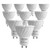 DiCUNO GU10 LED Light Bulb 60W Halogen Bulbs Equivalent 6W 600LM 6000K Daylight White100V240V Nondimmable GU10 Mr16 LED Bulbs 10Pack
