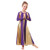 IBAKOM Girl Adult Prom Ballroom Dance Dresses Modern Smooth Waltz Tango Latin Competition Swing Skirt Lady Big Girl Christian Festivals Salsa Dancing Costumes PurpleGold 78 Years