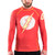 Fusion Fight Gear The Flash Distressed Logo Compression Shirt BJJ Rash Guard XL