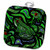3dRose 3D Rose Fun Frogs Art Abstract Original Pot Holder, 8 x 8