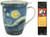 McIntosh Trading Van Gogh Starry Night Tea Mug Infuser and Lid in Box and 6 Tea Bags Bundle 2 Items