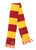 Warner Brothers Harry Potter Gryffindor House Patch Striped Cosplay Costume Knit Scarf for adults and kids