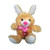 Plush Bunny Rabbit Stuffed Animal Small 6 inch  Talks Happy Easter