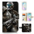 (for Samsung S7 Edge, Galaxy S7 Edge) Flip Wallet Style Case Cover, Shock Protection Design with Screen Protector - B31184 Starwars Boba Fett