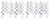 Beistle 53505-BKS Metallic Whirls, 24 Piece, 17.5"-25" Black/Silver
