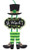 St Patricks Day Welcome Shamrock Dangle Signs Width 6 in Height 23 in