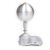 Flagpole Truck Pulley and Silver Anodized Ball Ornament Topper Set Multiple Sizes USA Made Pulley 2 Truck  3 Silver Ball