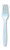 Set of 2 Pastel Blue Premium Plastic Forks 24 ct