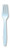 Set of 2 Pastel Blue Premium Plastic Forks 24 ct
