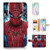 (for Samsung S7 Edge, Galaxy S7 Edge) Flip Wallet Style Case Cover, Shock Protection Design with Screen Protector - B31173 Spiderman