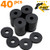 Xbet MAGNET  Round Ceramic Disc Magnets with Hole  Tiny Ring Bulk Lot of 40 Pcs  12 Inch 31mm  Donut Magnets for Refrigerator Fridge Science Projects Crafts Around The Office
