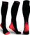 Physix Gear Compression Socks for Men  Women 2030 mmhg Best Graduated Athletic Fit for Running Nurses Shin Splints Flight Travel  Maternity Pregnancy  Boost Stamina Circulation  Recovery RED LXL