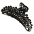 Women Retro Metal Hair Accessories Rhinestone Fancy Hair Claw Jaw Clips Pins Fashion Flowers Hair Catch Barrette A