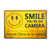 DingleieverVintage Garden Garage Decor Smile Youre on Camera Video Surveillance Sign Retro Tin Poster