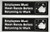 Employees Must Wash Hands Before Returning To Work 875 x 25 2 Pack Black and White SelfAdhesive