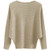 GABERLY Boat Neck Batwing Sleeves Dolman Knitted Sweaters and Pullovers Tops for Women Tan One Size