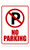 The King Kush No Parking Sign  8 x 12 Aluminum Outdoor Sign