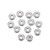 UNICRAFTALE About 500pcs 304 Stainless Steel Bead Spacers Flat Round Loose Bead Small Hole Finding Beads for Bracelet Jewelry Making 6x2mm Hole 2mm