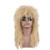wildcos Long Blonde Curly hair Cosplay Wig for Men Blonde