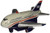 Daron New Livery Us Airways Pullback Toy with Light and Sound