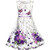 KP13 Girls Dress Purple Flower Party Size 78