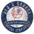 Fan Creations Yankees 12 Round Dads Garage Wood Sign