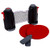ibobby, Retractable Table Tennis Set, 8 inches, Red