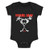 Pearl Jam Baby Infant Stickman Creeper Black S