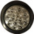 AutoSmart KL-25108C-RK Red 4" Round LED Stop/Turn/Tail Light Kit with Clear Lens