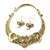 Shop LC Delivering Joy Tribal Gold Boho Handmade Elephant Necklace Earrings Fashion Jewelry Set for Women Stainless Steel 16