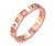 Jaline Fashion Stainless Steel IP Rose Gold Plating Roman Numeral Ring for Women and Teen GirlsRose GoldSize 68 RoseGold 7 Jaline Fashion Stainless Steel IP Rose Gold Plating Roman Numeral Ring for Women and Teen GirlsRose GoldSize 68 RoseGold 7