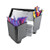 Co-Rect Plastic Bar Caddy with Triangular Design, Black