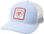 ARIAT Mens Square Shield Patch Mesh Cap Blue One Size