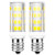 E12 LED Bulb Dimmable Equivalent to E12 Night Light Bulbs 40W T3T4 Base 4W C7 Bulb 120V E12 Candelabra Bulbs for Ceiling Fan Chandelier Lighting Daylight White