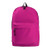 Classic Bookbag Basic Backpack Simple School Book Bag Casual Student Daily Daypack 18 Inch with Curved Shoulder Straps Hot Pink