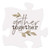 P. Graham Dunn Gather Together Leaf White 6 x 6 Wood Decorative Mini Puzzle Piece Plaque