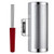 Eastar Stainless Steel Guiro Instruments Latin Percussion Instrument Shaker Musical Instruments 5 x 12 Metal Guiro with Wood Scraper
