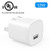 12W USB Wall Charger Vogek Ultra Compact Foldable Plug Wall Charger Adapter Compatible with iPhone XsXS MaxXRX88 Plus76S6S Plus iPad Samsung Galaxy Note 5 Note 4 HTC MotoWhite