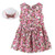 UWBACK 2PCS Baby Girls Dresses Floral Printed with Sunhat Waisted Sleeveless Summer Sundress Pink 5T UWBACK 2PCS Baby Girls Dresses Floral Printed with Sunhat Waisted Sleeveless Summer Sundress Pink 5T