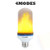 LED Flame Effect Fire Light Bulb 4 Modes with Upside Down Effect Simulated - E26 LED Flickering Flame Light Bulbs - Decorative Light Atmosphere Lighting - Flame Bulb for Home/Festival (Yellow Flame)
