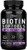 Pure Biotin 10000mcg  Organic Coconut Oil 180 Softgels  10000mcg 6 Month Supply Biotin Supplement for Hair Growth  Skin and Nail Growth  Biotin Pills Hair Nails and Skin Vitamins for Women Men