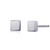 SLeaf Minimalism Dainty Stud Earrings Sterling Silver Square Stud Earrings Everyday Wear White Gold