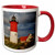3dRose 259433_5""Nauset Light, Cape Cod National Seashore, Eastham, Massachusetts." Ceramic Mug 11 oz Red/White
